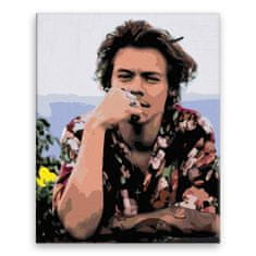 Malujsi Malování podle čísel - Harry Styles 04 - 80x100 cm, plátno vypnuté na rám