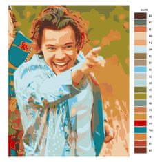 Malujsi Malování podle čísel - Harry Styles 03 - 80x100 cm, plátno vypnuté na rám