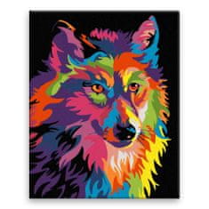 InnoVibe Sada na diamantové malování - duhový vlk