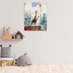 Malujsi Malování podle čísel - Kočka loví ptáky - 80x100 cm, plátno vypnuté na rám