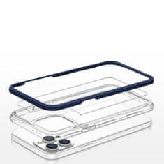 OEM Silikonové pouzdro hybrid s barevným rámem na iPhone 13 Pro MAX 6.7" Blue