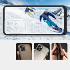 IZMAEL Hybridní pouzdro 3 v 1 pro Samsung Galaxy S22 Ultra - Černá KP24567