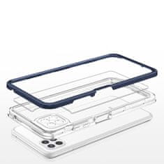 OEM Silikonové pouzdro hybrid s barevným rámem na Samsung Galaxy A22 5G Blue