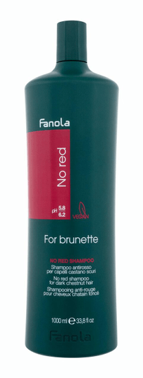 Fanola 1000ml no red shampoo for brunette, šampon