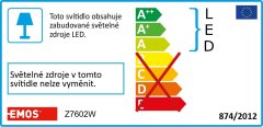 Emos LED stolní lampa STELLA, bílá