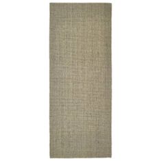 Greatstore Koberec přírodní sisal 80 x 200 cm taupe