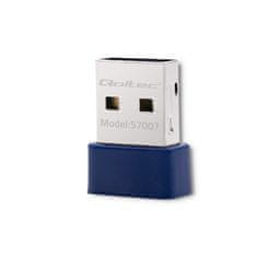 Qoltec Bezdrátový mini adaptér WiFi Standard N | BT 4.0 USB