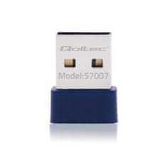 Qoltec Bezdrátový mini adaptér WiFi Standard N | BT 4.0 USB