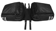 Korbi Dvojitá brašna na zadní nosič kola voděodolná 25 l černá