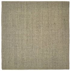 Greatstore Koberec přírodní sisal 100 x 100 cm taupe