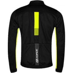 Force Bunda Frost Softshell - pánské, černo-žlutá fluo - Velikost M