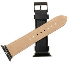 FIXED Kožený řemínek Leather Strap pro Apple Watch 38/40/41 mm FIXLST-436-BK, černý