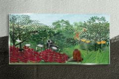 COLORAY.CZ Obraz na skle Tropické las Henri Rousseau 120x60 cm