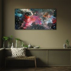 COLORAY.CZ Obraz na skle Abstrakce Cosmos Hvězdy 100x50 cm