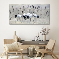 COLORAY.CZ Obraz na skle Zvířata Birds Cane 120x60 cm