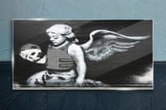 COLORAY.CZ Obraz na skle Angel Armor Banksy 120x60 cm