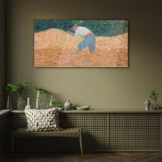 COLORAY.CZ Obraz na skle Kamenný jistič Seurat 100x50 cm