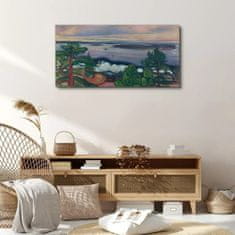 COLORAY.CZ Obraz na plátně Vlak PAL Edvard Munch 100x50 cm