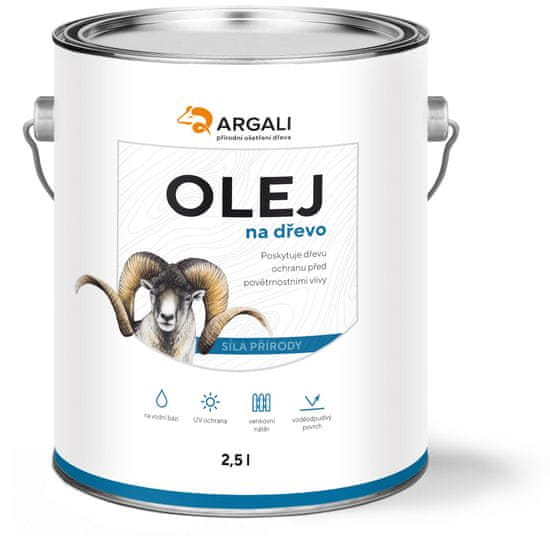 Argali olej na dřevo 2,5 l