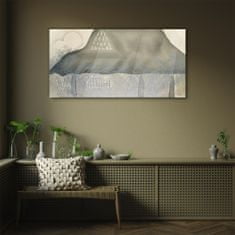 COLORAY.CZ Obraz na skle Abstrakce dům Sun 100x50 cm