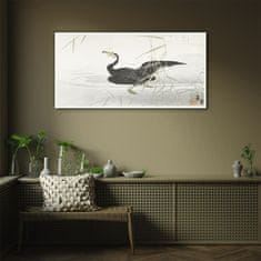 COLORAY.CZ Obraz na skle Asie Lake Animal Bird 100x50 cm