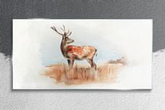 COLORAY.CZ Obraz na skle Akvarel Animal Deer 120x60 cm