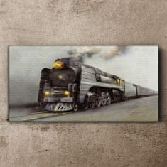 COLORAY.CZ Obraz na plátně Vlaku kouřové mlhy 100x50 cm