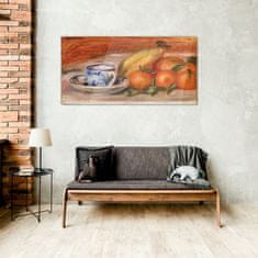 COLORAY.CZ Obraz na skle Ovoce Orange Bananas Hrnek 100x50 cm