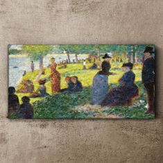 COLORAY.CZ Obraz na plátně La Grande Jatte Seurat 120x60 cm