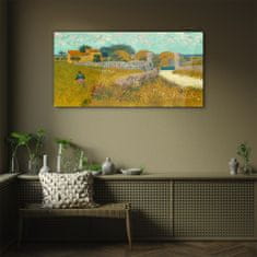 COLORAY.CZ Obraz na skle Provence House Van Gogh 100x50 cm