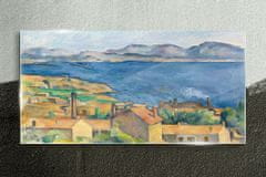 COLORAY.CZ Obraz na skle Záliv Marseille Cézanne 120x60 cm