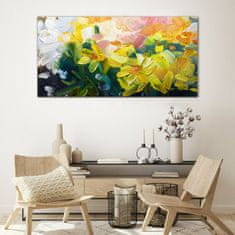 COLORAY.CZ Obraz na skle Abstrakce květiny 120x60 cm