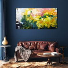 COLORAY.CZ Obraz na skle Abstrakce květiny 120x60 cm