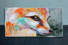 COLORAY.CZ Obraz na skle Abstrakce zvířecí liška 100x50 cm