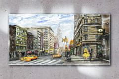 COLORAY.CZ Obraz na skle New York City 100x50 cm