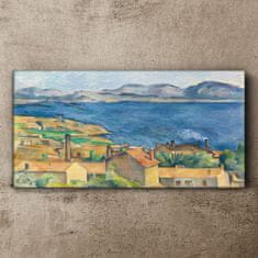 COLORAY.CZ Obraz na plátně Záliv Marseille Cézanne 100x50 cm