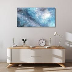 COLORAY.CZ Obraz na plátně Noční obloha galaxie hvězdy 100x50 cm