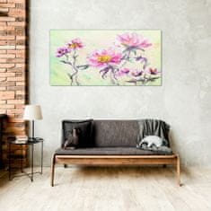 COLORAY.CZ Obraz na skle Abstrakce květiny 100x50 cm