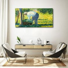 COLORAY.CZ Obraz na plátně Zahradník Seurat 120x60 cm