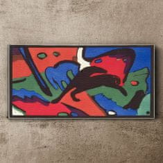 COLORAY.CZ Obraz na plátně Modrý jezdec Vasily Kandinsky 120x60 cm