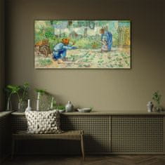 COLORAY.CZ Obraz na skle První kroky van Gogh 100x50 cm