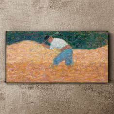 COLORAY.CZ Obraz na plátně Kamenný jistič Seurat 100x50 cm