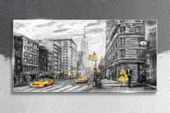 COLORAY.CZ Obraz na skle New York Pastel 100x50 cm