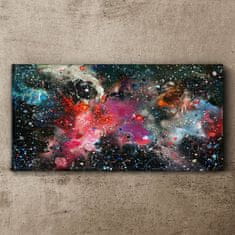 COLORAY.CZ Obraz na plátně Abstrakce Cosmos Hvězdy 100x50 cm