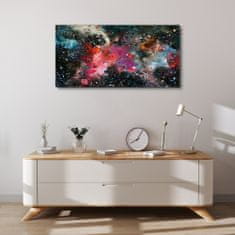 COLORAY.CZ Obraz na plátně Abstrakce Cosmos Hvězdy 100x50 cm