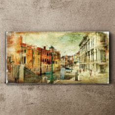 COLORAY.CZ Obraz na plátně Venice River City 100x50 cm
