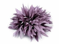 Kraftika 10ks 6 starorůžová textilní květ 9 cm