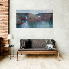 COLORAY.CZ Obraz na skle Ocean mince Rocks 100x50 cm