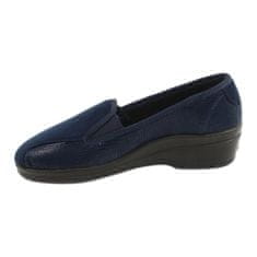 Befado dámské pantofle pu navy blue velikost 41