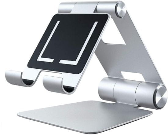 Satechi Aluminium R1 Adjustable Mobile Stand, stříbrná